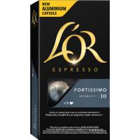Café Fortissimo compatible Nespresso L'OR, caja 10 uds Café Fortissimo compatible Nespresso L'OR, caja 10 uds