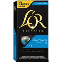 Café descafeinado compatible Nespresso L'OR, caja 10 uds Café descafeinado compatible Nespresso L'OR, caja 10 uds