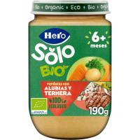 Tarrito ecológico a la jardinera de ternera HERO, tarro 190 g Tarrito ecológico a la jardinera de ternera HERO, tarro 190 g