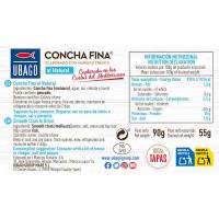 Concha fina al natural UBAGO, llauna 55 g