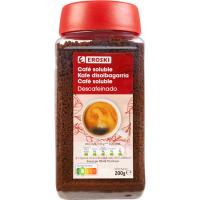 Café soluble descafeinado EROSKI, frasco 200 g Café soluble descafeinado EROSKI, frasco 200 g