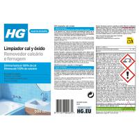 Limpiador manchas de cal-oxido HG, botella 500 ml