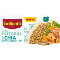 Arròs integral amb chia BRILLANTE, pack 2x125 g Arròs integral amb chia BRILLANTE, pack 2x125 g