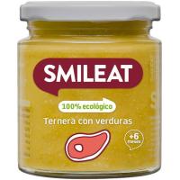 Tarrito de ternera con verduras ecológicas SMILEAT, tarro 230 g Tarrito de ternera con verduras ecológicas SMILEAT, tarro 230 g