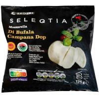Mozzarella di bufala EROSKI SELEQTIA, bolsa 125 g Mozzarella di bufala EROSKI SELEQTIA, bolsa 125 g