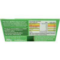 Formatge fresc baix contingut de sal EROSKI, pack 4x62,5 g