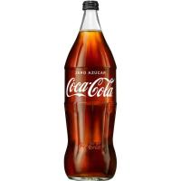 Refresco de cola Contour COCA COLA Zero, botella 1 litro Refresco de cola Contour COCA COLA Zero, botella 1 litro