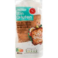 Pan de molde cereales-semillas sin gluten EROSKI, paquete 350 g Pan de molde cereales-semillas sin gluten EROSKI, paquete 350 g