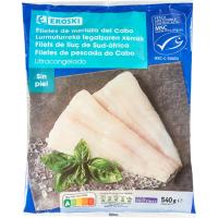 Filete de merluza sin piel EROSKI, bolsa 540 g Filete de merluza sin piel EROSKI, bolsa 540 g