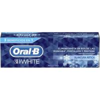 Dentífrico 3Dw blancura ártica ORAL-B, tubo 75 ml Dentífrico 3Dw blancura ártica ORAL-B, tubo 75 ml