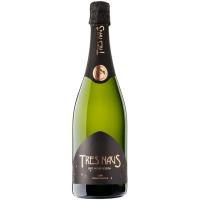 Cava Brut Nature LES TRES NAUS, botella 75 cl