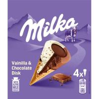 Gelat con de vainilla-xocolata MILKA, 4 u, caixa 270 g Gelat con de vainilla-xocolata MILKA, 4 u, caixa 270 g