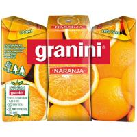 Néctar de naranja GRANINI, pack 3x20 cl Néctar de naranja GRANINI, pack 3x20 cl