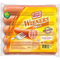Salsitxes de pollastre OSCAR MAYER TOT AVE, sobre 200 g