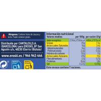 Xocolata amb llet avellanes EROSKI, tauleta 150 g