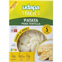 Patata para tortilla UDAPA FÁCIL, bandeja 450 g Patata para tortilla UDAPA FÁCIL, bandeja 450 g