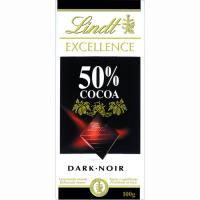Xocolata negra 50% cacau LINDT Excellence, tauleta 100 g Xocolata negra 50% cacau LINDT Excellence, tauleta 100 g