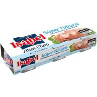 Atún claro super natural ISABEL, pack 3x56 g Atún claro super natural ISABEL, pack 3x56 g