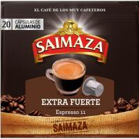 Café extrafuerte compatible Nespresso SAIMAZA, caja 20 uds Café extrafuerte compatible Nespresso SAIMAZA, caja 20 uds