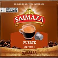 Café fuerte compatible Nespresso SAIMAZA, caja 20 uds Café fuerte compatible Nespresso SAIMAZA, caja 20 uds