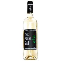 Vino blanco D.O. Penedés TRES PEUS AL GAT, botella 75 cl Vino blanco D.O. Penedés TRES PEUS AL GAT, botella 75 cl