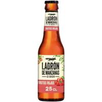 Cider sabor frutos rojos LADRÓN DE MANZANAS, botellín 25 cl Cider sabor frutos rojos LADRÓN DE MANZANAS, botellín 25 cl