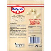 Chips de xocolata blanca DR. OETKER, bossa 100 g
