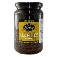 Llenties caviar FERRER, flascó 325 g Llenties caviar FERRER, flascó 325 g