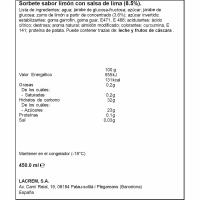 Sorbet de llimona i llima FARGGI, terrina 390 g