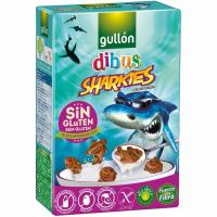Galleta Dibus Sharkies sin gluten GULLÓN, caja 250 g Galleta Dibus Sharkies sin gluten GULLÓN, caja 250 g
