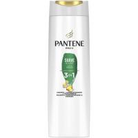 Champú suave&liso 3n1 PANTENE, bote 300 ml Champú suave&liso 3n1 PANTENE, bote 300 ml
