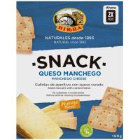 Galletas aperitivo con queso curado BIRBA, caja 150 g Galletas aperitivo con queso curado BIRBA, caja 150 g