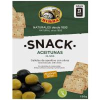Galletas aperitivo con olivas BIRBA, caja 150 g Galletas aperitivo con olivas BIRBA, caja 150 g
