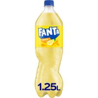 Refresco de limón con gas FANTA, botella 1,25 litros Refresco de limón con gas FANTA, botella 1,25 litros