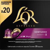 Café Sontuoso compatible Nespresso L'OR, caja 20 uds Café Sontuoso compatible Nespresso L'OR, caja 20 uds