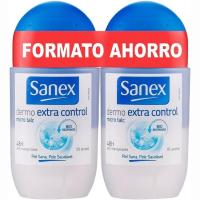 Desodorant act control en roll on SANEX, pack 2x50 ml