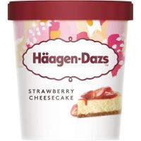 Helado de Strawberry Cheesecake HAAGEN DAZS, tarrina 400 g Helado de Strawberry Cheesecake HAAGEN DAZS, tarrina 400 g