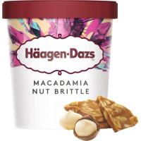 Helado de vainilla-nuez de macadamia HAAGEN DAZS, tarrina 400 g