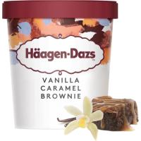 Helado de caramel-brownie HAAGEN DAZS, tarrina 386 g