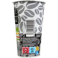 Café con leche espresso EROSKI, vaso 250 ml