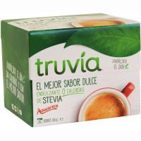 Edulcorante estevia en sobre TRUVIA, caja 80 g Edulcorante estevia en sobre TRUVIA, caja 80 g