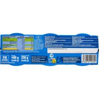 Atún claro al natural EROSKI, pack 6x56 g