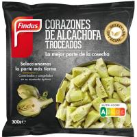 Corazones de alcachofa troceados FINDUS, bolsa 300 g Corazones de alcachofa troceados FINDUS, bolsa 300 g