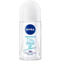 Desodorant Fresh natural 0% NIVEA, roll on 50 ml