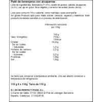 Paté de berengena amb tàperes ES IM-PERFECT, flascó 120 g