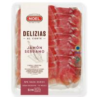Delizias de jamón serrano sin aditivos NOEL, bandeja 100 g Delizias de jamón serrano sin aditivos NOEL, bandeja 100 g