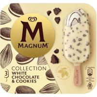 Bombó xoco blanc&cookies MAGNUM, caixa 3 u Bombó xoco blanc&cookies MAGNUM, caixa 3 u