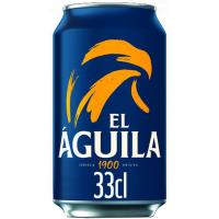 Cerveza normal EL AGUILA, lata 33 cl Cerveza normal EL AGUILA, lata 33 cl