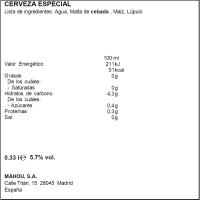 Cervesa Magna SAN MIGUEL, llauna 33 cl