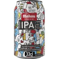 Cerveza Ipa MAHOU 5 Estrellas, lata 33 cl Cerveza Ipa MAHOU 5 Estrellas, lata 33 cl